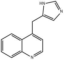 Quinoline,  4-(1H-imidazol-4-ylmethyl)-  (9CI) Structural