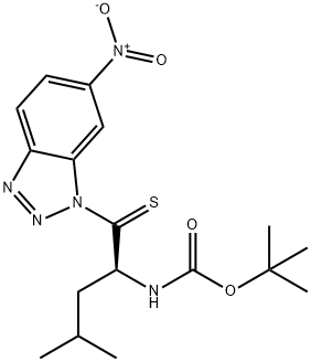 BOC-THIONOLEU-1-(6-NITRO)BENZOTRIAZOLIDE Structural