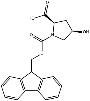 FMOC-D-CIS-HYP-OH Structural