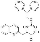 FMOC-BETA-(2-QUINOLYL)-ALA-OH Structural