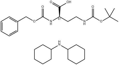 Z-D-DAB(BOC)-OH DCHA Structural