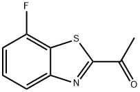 Ethanone, 1-(7-fluoro-2-benzothiazolyl)- (9CI) Structural