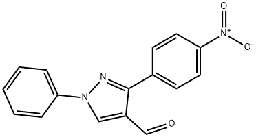 3-(4-NITRO-PHENYL)-1-PHENYL-1H-PYRAZOLE-4-CARBALDEHYDE Structural