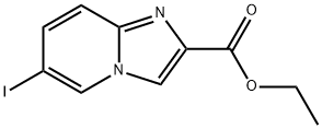 ethyl 6-iodoH-imidazo[1,2-a]pyridine-2-carboxylate Structural