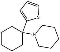 1-(1-(2-thienyl)cyclohexyl)piperidine,N-(1(2-THIENYL)CYCLOHEXYL)PIPERIDINE