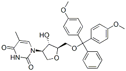 1-((3R,4S,5R)-5-((BIS(4-METHOXYPHENYL)(PHENYL)METHOXY)METHYL)-4-HYDROXYTETRAHYDROFURAN-3-YL)-5-METHYLPYRIMIDINE-2,4(1H,3H)-DIONE