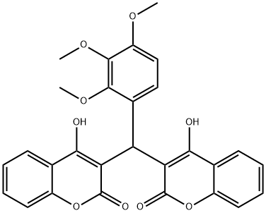 2H-1-BENZOPYRAN-2-ONE, 3,3'-[(2,3,4-TRIMETHOXYPHENYL)METHYLENE]BIS[4-HYDROXY]-