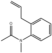 Acetamide,  N-methyl-N-[2-(2-propenyl)phenyl]-  (9CI) Structural