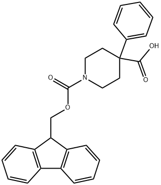 FMOC-4-PHENYL-PIPERIDINE-4-CARBOXYLIC ACID Structural