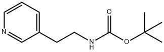 3-(2-Boc-aminoethyl)pyridine Structural