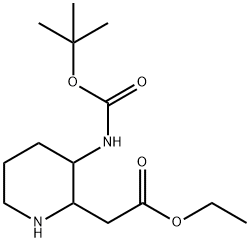 3-BOC-AMINO-2-PIPERIDINEACETIC ACID ETHYL ESTER