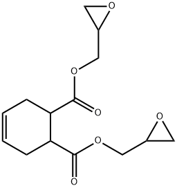 bis(2,3-epoxypropyl) cyclohex-4-ene-1,2-dicarboxylate  Structural