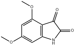 4,6-DIMETHOXY-1H-INDOLE-2,3-DIONE Structural