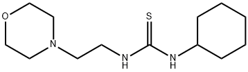 1-CYCLOHEXYL-3-(2-MORPHOLINOETHYL)THIOUREA Structural