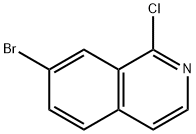 7-BROMO-1-CHLOROISOQUINOLINE Structural