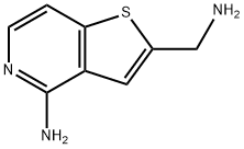 Thieno[3,2-c]pyridine-2-methanamine, 4-amino- (9CI) Structural