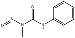 1-METHYL-1-NITROSO-3-PHENYLUREA Structural