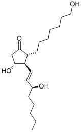 1,11ALPHA,15S-TRIHYDROXY-PROST-13E-EN-9-ONE Structural