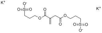 BIS(3-SULFOPROPYL) ITACONATE, DIPOTASSIUM SALT Structural