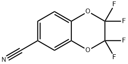 2,2,3,3-Tetrafluoro-6-nitrilobenzodioxene Structural