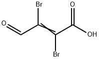 2,3-dibromo-4-oxo-but-2-enoic acid Structural