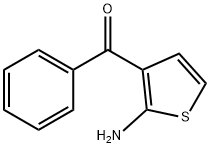 (2-Amino-3-thienyl)(phenyl)methanone Structural