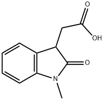 (1-METHYL-2-OXO-2,3-DIHYDRO-1H-INDOL-3-YL)-ACETIC ACID Structural