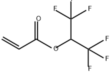 1,1,1,3,3,3-Hexafluoroisopropyl acrylate Structural