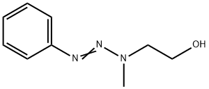 1-PHENYL-3-METHYL-3-(2-HYDROXY-ETHYL)TRIAZENE Structural