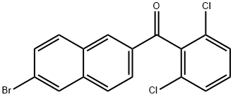 6-BROMO-2-(2,6-DICHLOROBENZOYL)NAPHTHALENE