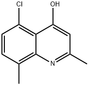 5-CHLORO-2,8-DIMETHYL-4-QUINOLINOL Structural