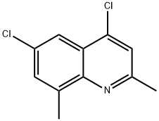 4,6-DICHLORO-2,8-DIMETHYLQUINOLINE Structural