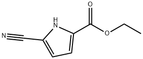Ethyl 5-cyano-1H-pyrrole-2-carboxylate Structural