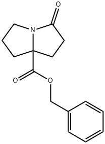 1H-Pyrrolizine-7a(5H)-carboxylic acid, tetrahydro-3-oxo-, phenylmethyl ester