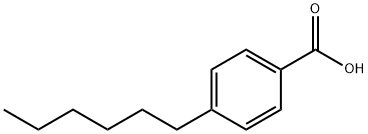 4-Hexylbenzoic acid Structural