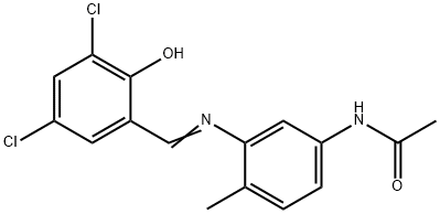 N1-(3-[(3,5-DICHLORO-2-HYDROXYBENZYLIDENE)AMINO]-4-METHYLPHENYL)ACETAMIDE