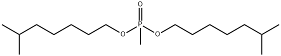 Di-iso-octyl methylphosphonat Structural