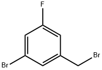 3-Fluoro-5-bromobenzyl bromide Structural