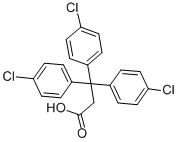 3,3,3-Tris(4-chlorophenyl)propionic acid Structural