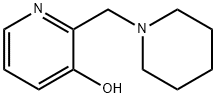 2-(1-Piperidinylmethyl)-3-pyridinol Structural