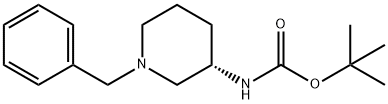 (R)-1-BENZYL-3-N-BOC-AMINOPIPERIDINE Structural