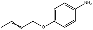 Benzenamine, 4-(2-butenyloxy)- (9CI) Structural