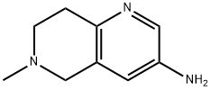 5,6,7,8-TETRAHYDRO-6-METHYL-1,6-NAPHTHYRIDIN-3-AMINE Structural