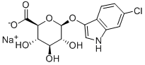 6-CHLORO-3-INDOLYL-BETA-D-GLUCONORIDE SODIUM SALT Structural