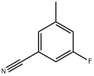 3-Fluoro-5-methylbenzonitrile Structural