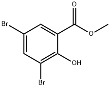 METHYL 3,5-DIBROMO-2-HYDROXYBENZOATE Structural