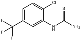 (2-CHLORO-5-TRIFLUOROMETHYL)PHENYLTHIOUREA Structural