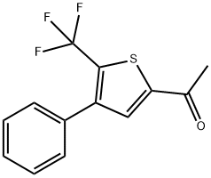 1-[4-PHENYL-5-(TRIFLUOROMETHYL)-2-THIENYL]ETHAN-1-ONE Structural