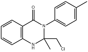 2-(CHLOROMETHYL)-2-METHYL-3-(4-METHYLPHENYL)-1,2,3,4-TETRAHYDROQUINAZOLIN-4-ONE Structural