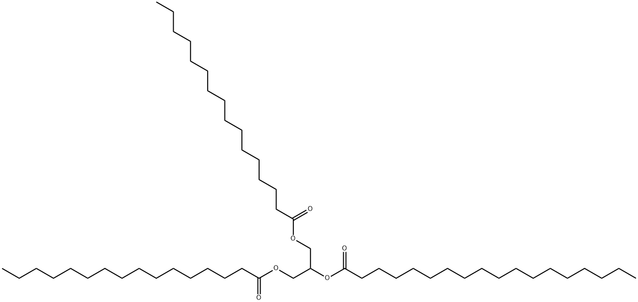 1-O,3-O-Dipalmitoyl-2-O-stearoyl-L-glycerol Structural